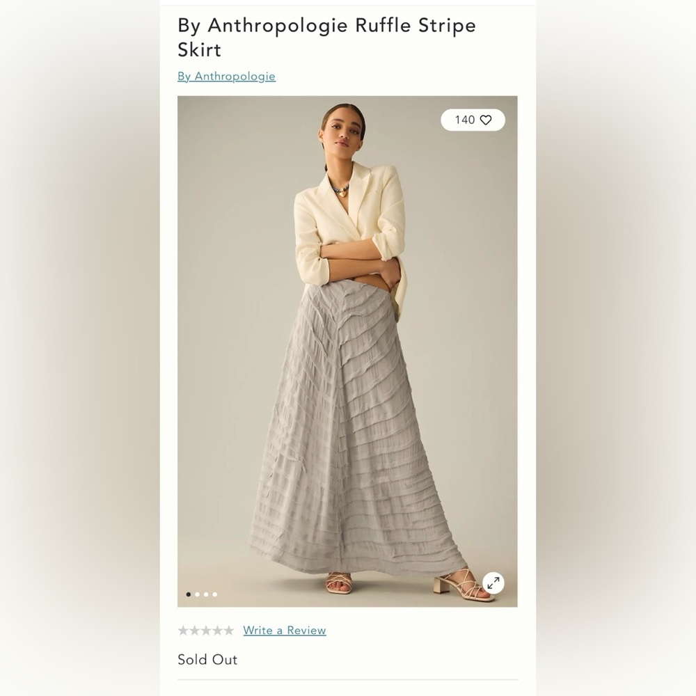 Anthropologie skirt size 6